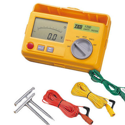 接地漏电测试仪 - TES-1700 - TES Electrical Electronic Corp. - 电压 / 接地电阻 / 数字