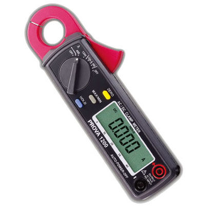 数字钳形万用表 - PROVA 1200 - TES Electrical Electronic Corp. - 手持式 / 充电电流测量 / 用于电缆