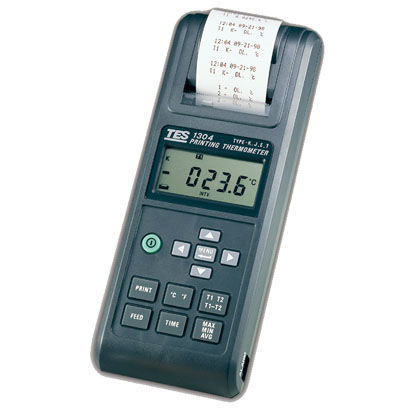 热电偶温度计 - TES-1304 - TES Electrical Electronic Corp. - 数字 / 手持式 / 可编程