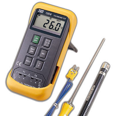 热电偶温度计 - TES-1306 - TES Electrical Electronic Corp. - 数字 / °C / °F