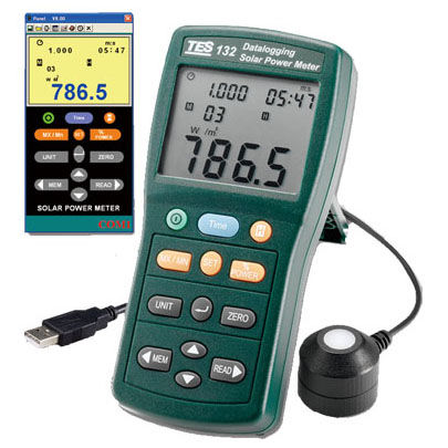 数字功率计 - TES-132 - TES Electrical Electronic Corp. - 便携式 / USB / 光伏应用