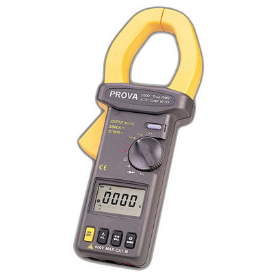 数字钳形万用表 - PROVA-200 series - TES Electrical Electronic Corp. - 手持式 / 600 V / 2500 A
