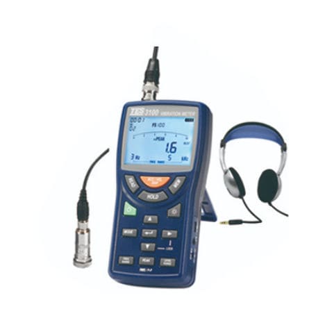 机器监控振动计 - TES-3100 - TES Electrical Electronic Corp. - 手提 / 数字 / 加速度计