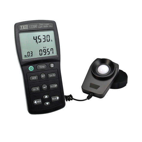 数字照度计 - TES-1339R - TES Electrical Electronic Corp. - 带数据记录器 / 高速