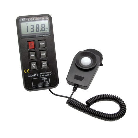 数字照度计 - TES-1336A - TES Electrical Electronic Corp. - 带数据记录器 / USB