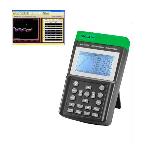 热电偶温度计 - PROVA 800 - TES Electrical Electronic Corp. - LCD显示 / 模拟输出 / RS-232