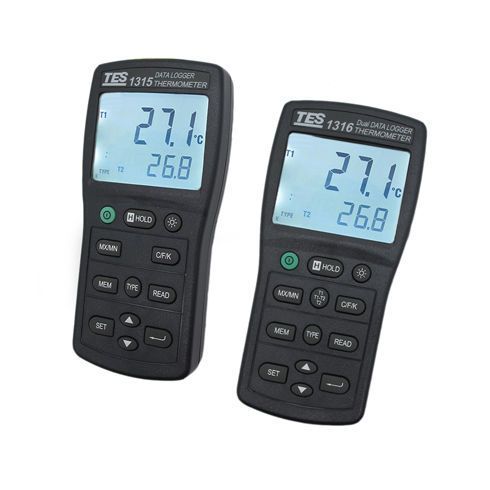 热电偶温度计 - TES-131 series - TES Electrical Electronic Corp. - LCD显示 / °C / °F