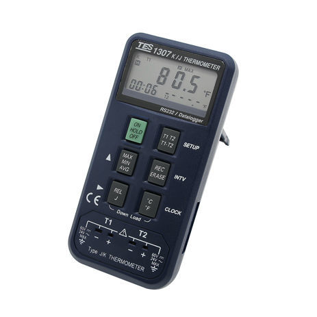 热电偶温度计 - TES-1307 - TES Electrical Electronic Corp. - LCD显示 / °C / °F