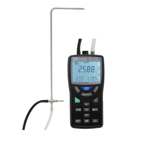 皮托管风速计 - TES-314 series - TES Electrical Electronic Corp. - 数字 / 便携式 / USB