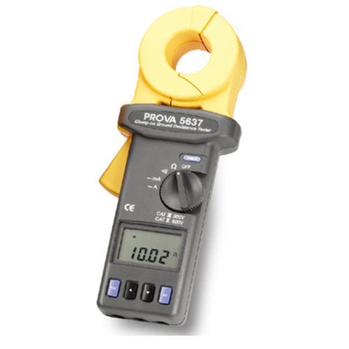 接地电阻测试仪 - PROVA 5637 - TES Electrical Electronic Corp. - 质谱 / 电缆 / 用于供电系统