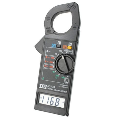 数字钳形万用表 - TES-3012A - TES Electrical Electronic Corp. - 手持式 / 1000 V / 1000 A
