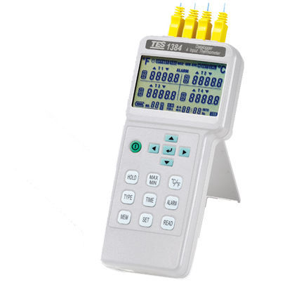 热电偶温度计 - TES-1384 - TES Electrical Electronic Corp. - 数字 / USB / 手持式
