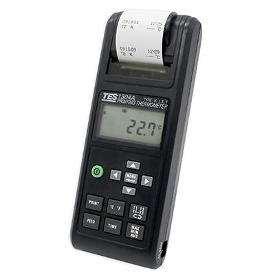 热电偶温度计 - TES-1304A - TES Electrical Electronic Corp. - 数字 / 手持式 / 双管道