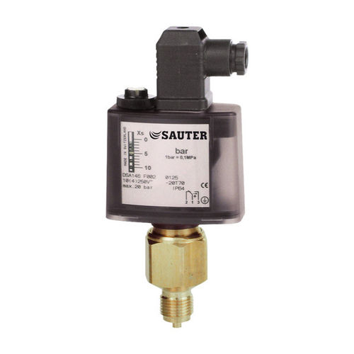 液体压力开关 - DSA14 series - Fr. Sauter AG - 用于蒸汽 / 用于气体 / 黄铜