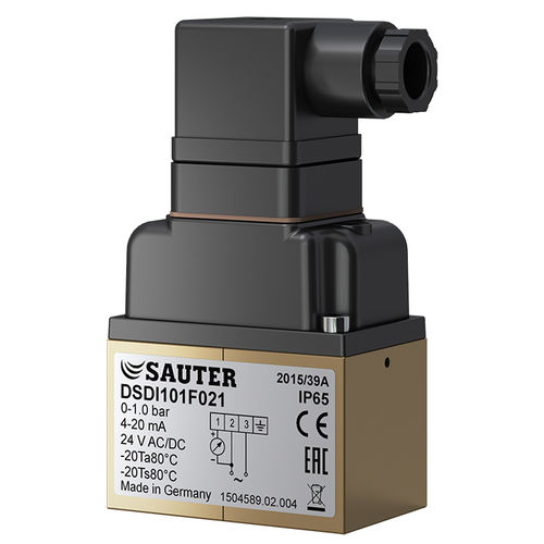 差压压力换能器 - DSD series - Fr. Sauter AG - 隔膜 / 模拟 / 用于气体