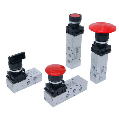 线轴气动分配器 - AP series - A&T Fluid solutions - 手动 / 2位3通型 / 2位5通