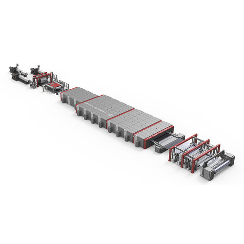 平挤薄膜管道挤出生产线 - BOPP-4200  - Jinming Machinery (Guangdong) Co., Ltd. - 用于 BOPP