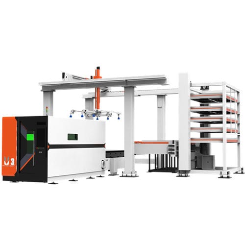 光纤激光切割机 - U3 Flex Loader - Golden Laser Co., Ltd - 金属薄板 / 自动装卸