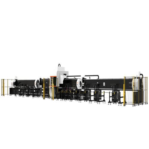 光纤激光切割机 - Mega4 series - Golden Laser Co., Ltd - 用于金属 / 管道 / 用于建筑机器