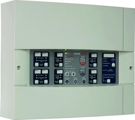 消防警报器控制板 - ALPHA 4/8/12 - detectomat GmbH - 自动 / 模块化