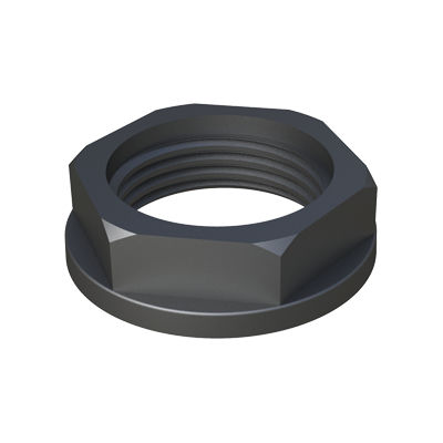 六角形螺母 - PRTU - ISC PLASTIC PARTS - 凸缘 / 扁平 / 尼龙