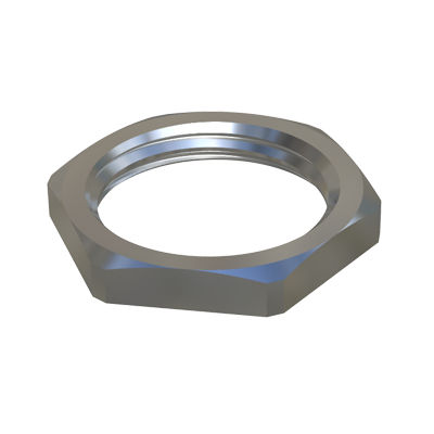 六角形螺母 - PRTUM - ISC PLASTIC PARTS - 扁平 / 金属