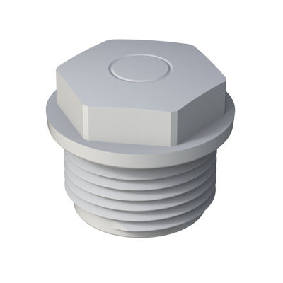 六角形塞子 - PRTH - ISC PLASTIC PARTS - 螺纹 / 低密度聚乙烯LDPE
