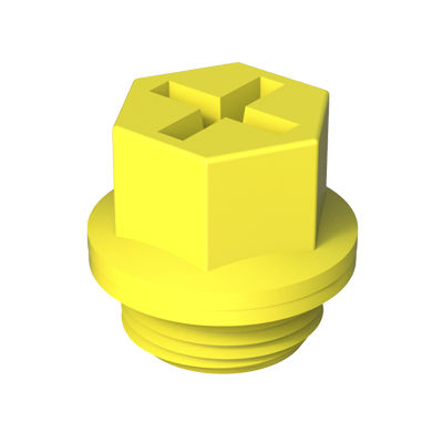 六角形塞子 - DTRO - ISC PLASTIC PARTS - 螺纹 / 塑料 / 防护