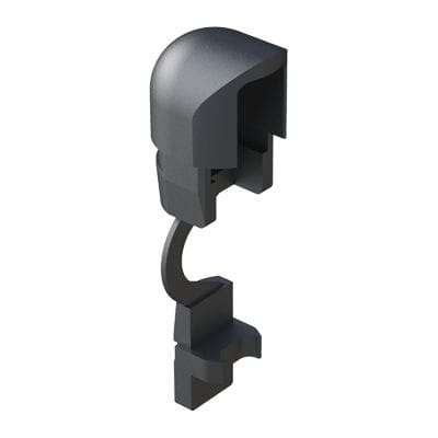 矩形抗拉环 - MPRZA - ISC PLASTIC PARTS - 尼龙 / 开槽式 / 用于电缆