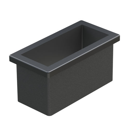 螺纹嵌件 - LFM  - ISC PLASTIC PARTS - 聚乙烯 / 低密度聚乙烯LDPE / 矩形