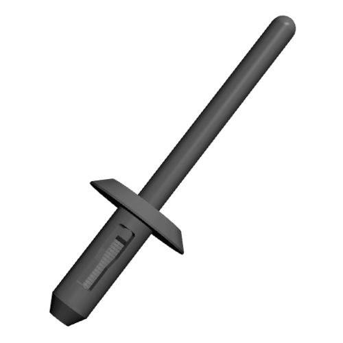 单向铆钉 - MRC - ISC PLASTIC PARTS - 圆头 / 塑料 / 耐腐蚀