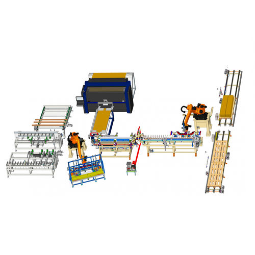 多种产品包装生产线 - Box Design 401 - Panotec - 板材 / 用于型材 / 用于门
