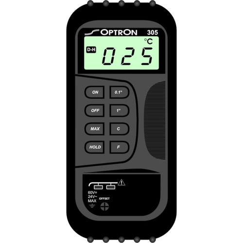 热电偶温度计 - A305 - Optron - 数字 / °C / K