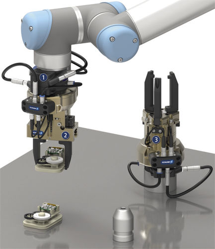 气动夹持器 - End-of-Arm Baukasten Universal Robots - SCHUNK SE & Co. KG - 模块化