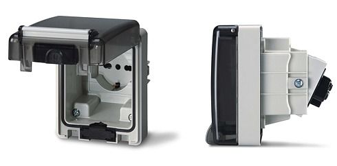 壁挂插座 - DOMOPLUS series - SCAME PARRE S.p.A. - 嵌入式 / IP66 / 工业
