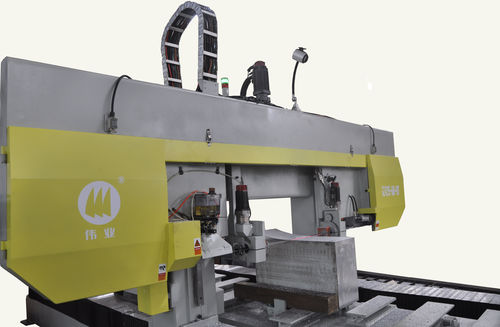 固定锯床 - GZ4255T - Zhejiang Weiye Sawing Machine Co., Ltd - 带式 / 卧式 / 用于铝