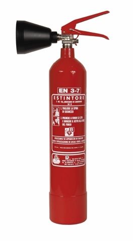 气体式（二氧化碳）灭火器 - 2 kg, 34B | CO20200M/EN3 - Pii Srl - 手提