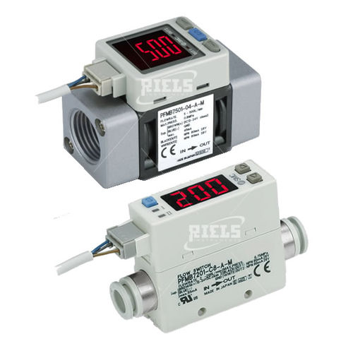 热量流量控制器 - PF2MC7 series - Riels Instruments - 用于空气 / 紧凑型 / 数字