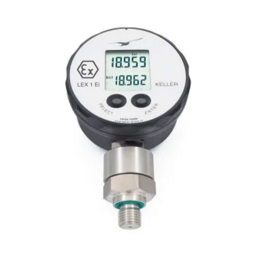 绝对压力计 - LEX1 series - Riels Instruments - LCD显示 / 螺纹 / 电子