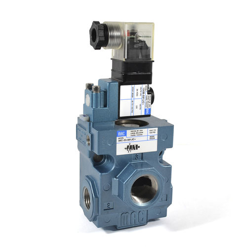 线轴气动分配器 - 56 series - MAC Valves - 阀式 / 螺线管驱动 / 直动式