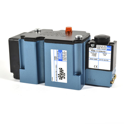 线轴气动分配器 - 6300 series - MAC Valves - 螺线管驱动 / 先导式 / 2位4通