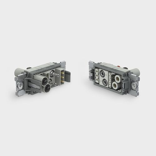 模块化连接器 - CombiTac direqt - Stäubli Electrical Connectors AG/史陶比尔 - 气动 / 数据 / 长方形