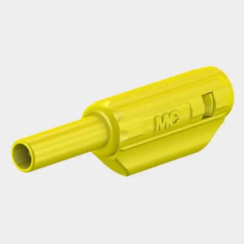 圆柱塞子 - SL205-K - Stäubli Electrical Connectors AG/史陶比尔 - 公端 / 塑料 / 黑色橡胶材质