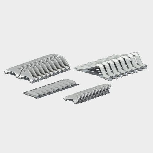 扁平电触点 - MULTILAM fusio - Stäubli Electrical Connectors AG/史陶比尔 - 弹簧 / 铜 / 银制