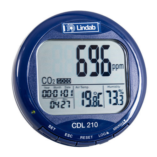 室内空气质量检测仪 - CDL 210 - LINDAB - 商用 / CO2 / 相对湿度