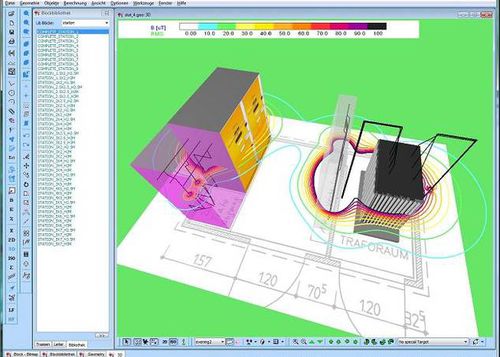 电磁场模拟软件 - EFC-400 - Narda Safety Test Solutions GmbH - 3D / 2D
