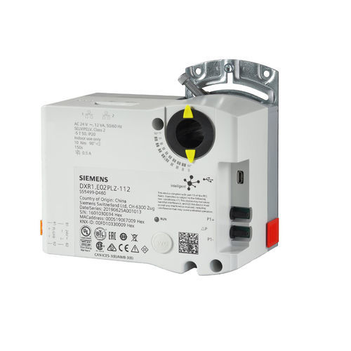 机械风门致动器 - DXR1.E02PLZ-112 - Siemens Building Technology HVAC Products - 90° / IP20 / 紧凑型