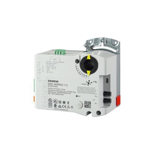 电动风门致动器 - DXR1.M09PDZ - Siemens Building Technology HVAC Products - 90° / IP20 / 紧凑型