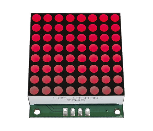 LED式显示屏 - LDM-13688NI-UR - LUMEX - 点阵 / 8 x 8 / 工业