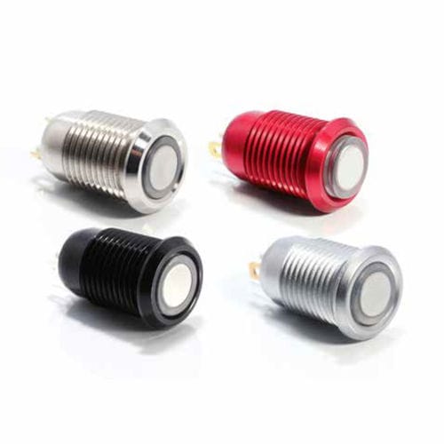 触摸屏按钮式开关 - W12M/WS12M/WG12M series - LUMEX - 防水密封 / IP67 / 金属